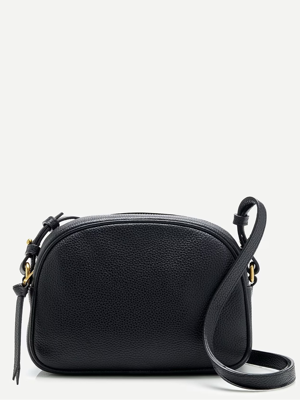 J.Crew Devon leather camera bag with detachable strap